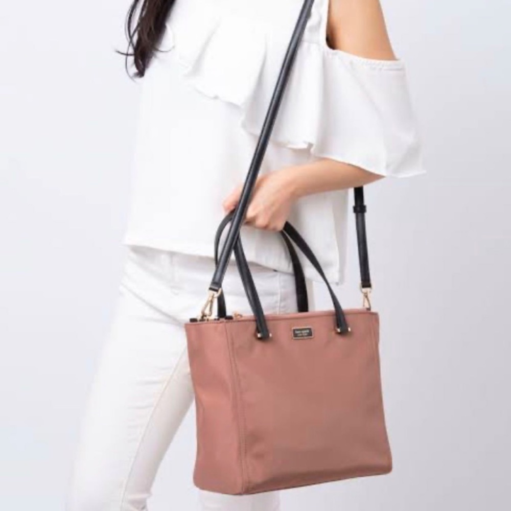 Kate Spade Dawn Tote Satchel in mauve Pink -